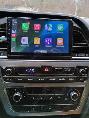 Radio estéreo de coche para Hyundai Sonata 2015 2016 2017 Android 15 BT GPS SWC CarPlay Foto 1 de 4