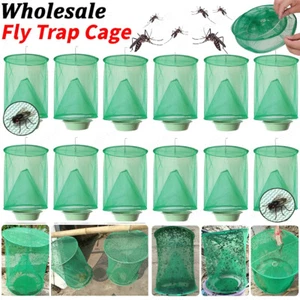 Outdoor The Ranch Fly Trap Reusable Fly Catcher Cage Net Pest Trap Killer Bug - Picture 1 of 13