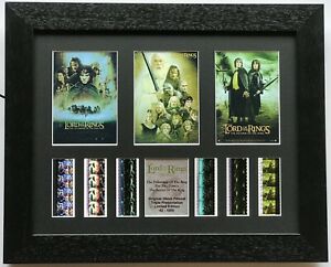 Lord of The Rings - Triple Presentation v1 Original Filmcell Memorabilia COA
