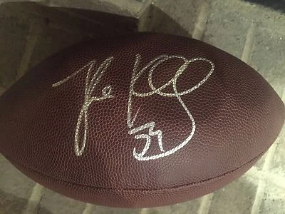 Luke Kuechly autographed replica football Carolina Panthers JSA Signed - Image 1 of 2