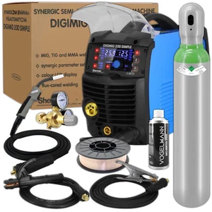 Sherman DIGIMIG 200 SIMPLE Welding Machine MIG MAG MMA TIG LIFT 200A - Set #1 - Picture 1 of 8