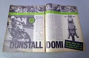 Motocicleta Dunstall Domi Norton 750 1969 - artículo original de prueba de carretera - Imagen 1 de 1
