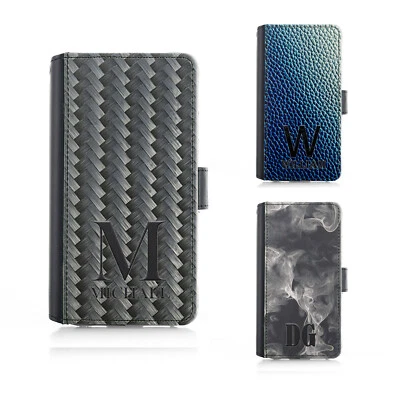 Personalised Phone Case | For Xiaomi, LG, HTC | Black, Grey Smoke Texture Print - Image 1 of 4