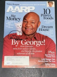 George Foreman Boxing Champion Autographed Magazine (JSA) - Picture 1 of 3