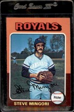 1975 Topps #544 Steve Mingori Kansas City Royals - Nice Card