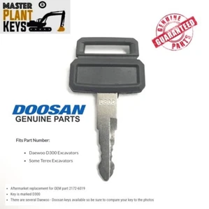 Equipo de excavadora Doosan Daewoo D300 llave de planta maestra pieza OEM 2172-6019 - Imagen 1 de 1