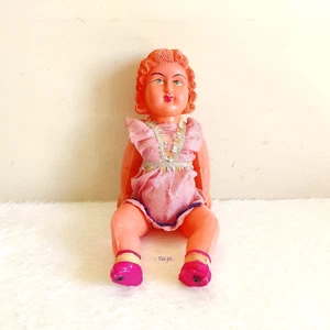 1950s Vintage Old Rubber Doll Whistling Toy Making Sound Decorative Props Toy32 - Picture 1 of 8