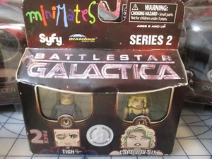Minimates Battlestar Galactica 2 Pack Tigh & Captivity Six Diamond Select New - Picture 1 of 2