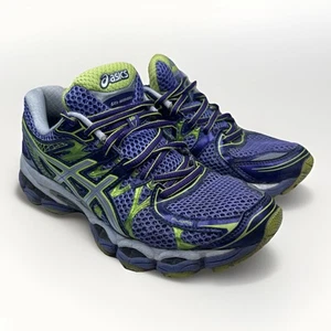 Y2K ASICS Gel-Nimbus 16 Running Shoes Wom Sz US 6.5 EUR 37.5 Purple/Green T485N - Bild 1 von 22