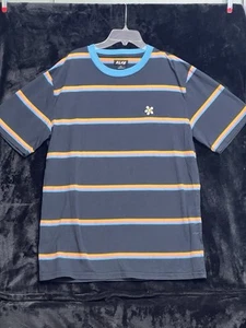 A.LAB Womens Black W/Multi-Color Striped Sz XL T-Shirt - Picture 1 of 9