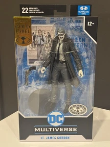 McFarlane DC Multiverse LT. JAMES GORDON VARIANTE ETIQUETA DORADA Coleccionistas Raro NUEVO - Imagen 1 de 5