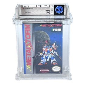 New NES Metal Storm WATA 8.5 Factory Sealed 1991 Graded Nintendo Game
