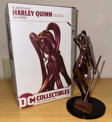 Estatueta de vinil iridescente Harley Quinn DC Artist Alley Sho Murase POWB - Imagem 1 de 4