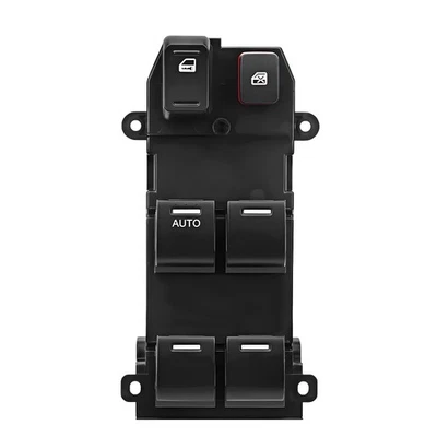 Interruptor de ventana eléctrica delantera Prefect Fit 2009-2014 Honda Fit lado del conductor negro nuevo Foto 1 de 4