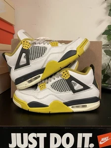 Talla 11.5W - Air Jordan 4 Retro Azufre Vivo (AQ9129-101h) - Imagen 1 de 8