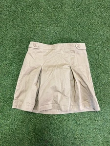 Amazon Essentials Uniform Scooter Skorts Girls XL Brown Cotton Elastic Waist - Picture 1 of 7