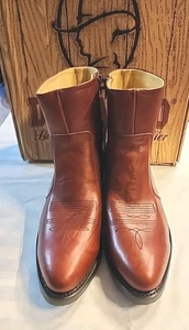 Durango Boots Mens 10D Sidezipper Trucker Medium Brown W/ Box & Tags - Picture 1 of 8