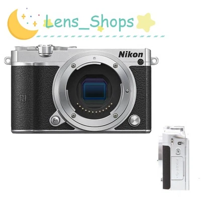 Nikon 1 J5 Mirrorless Digital Camera 20.8 MP Silver&Black Body Only Auto Focus - Image 1 of 4