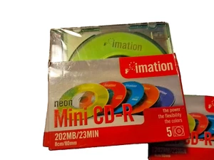 Imation Neon Mini CD-R 8cm/80mm 202MB - Photo 1/5