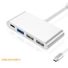 Convertisseur concentrateur adaptateur type C vers HDMI USB 3.0 VGA RJ45 pour ordinateur portable PC téléphone vers TV