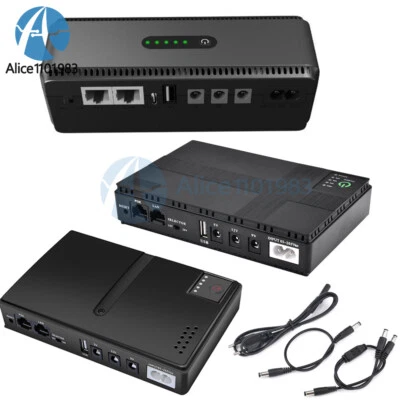 Portable Battery Backup UPS Uninterruptible Power Supply 10400mah DC 5V 9V 12V - Image 1 of 4