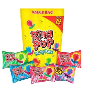 Ring Pop Individually Wrapped Bulk Lollipop Variety Party Pack – 20 Count Sucker - Picture 1 of 4