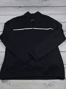 Nike Herren Golf Fit Schwarz 1/4 Zip Pullover Langarm W4 - Bild 1 von 8