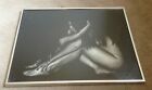 LOIS CONSTANTINE Stunning Black & White Photograph Framed Mother Daughter 1970s