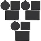  3 Pieces Silicon Mat for Countertop Induction Cooktop Cooker Silicone Bakeware