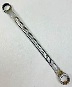 Vintage Herbrand Tools 3923 Double Offset Box End Wrench 7/16" x 3/8" USA Tool - Picture 1 of 12
