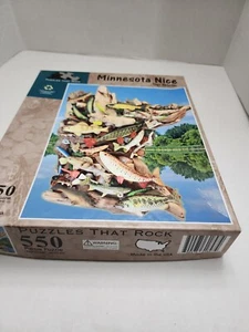 Puzzles That Rock Minnesota Nice Up North 550 Piece Puzzle - Picture 1 of 6