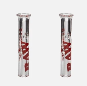 RAW | Rolling Tips | 2 Round Glass Tips | Size: 6 x 35mm | - Picture 1 of 1