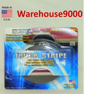 "Prostripe Auto R60693 Vinilo Marrón Claro Plateado Fabricante de equipos originales a rayas 5/8" x 50'" - Imagen 1 de 3