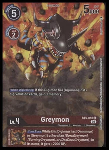 Digimon - Greymon Premier TO Event June 2021 - Battle of Omni - #BT5-010 - NM #2 - Picture 1 of 2