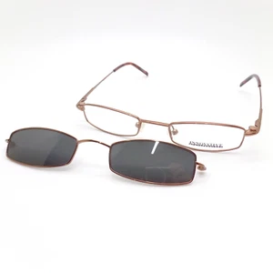 Revolution Innovative Rahmen mit Clip Ons IWF 444 46 kakaograu neu authentisch - Bild 1 von 6