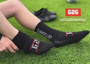 Sports Grip Socks Black (6/8 UK) - Picture 1 of 3