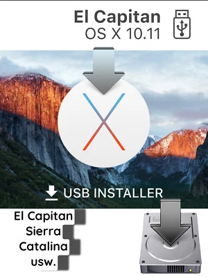 Mac OSX installer El Capitan - Sierra - Mojave - Bild 1 von 4