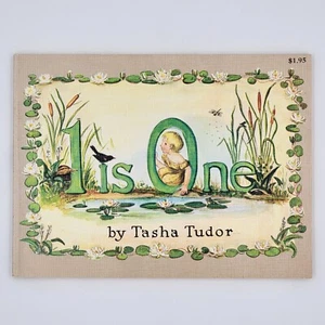 1 is One par Tasha Tudor 1956 première édition livre de poche Rand McNally - Photo 1/9