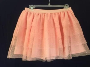 JUSTICE for Girls Pink Pint Dot Net Skirt with Attached Shorts Sz. 14 NWOT - Picture 1 of 2