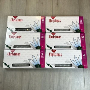 Everglow Christmas Lights Indoor Outdoor 300 Lights 6 Boxes NEW DEADSTOCK NIP - Picture 1 of 9