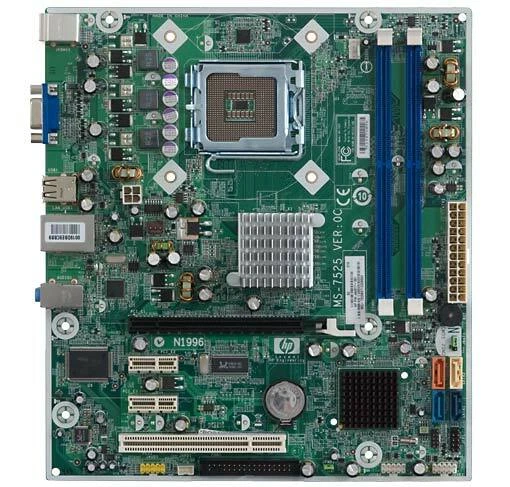 MSI MS-7525 V. 1.0 HP 480429-001 DDR2 Socket 775 mATX Motherboard 464517-001 - Image 1 of 1