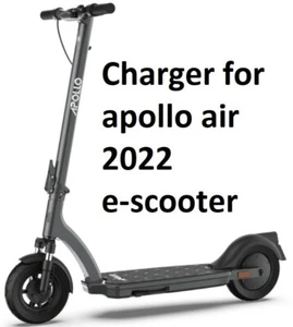 🔥AC Adapter battery Charger For apollo air 2022 electric scooter a2 - Picture 1 of 2
