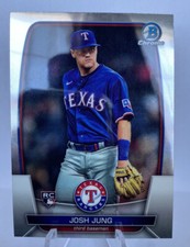 2023 Bowman Chrome JOSH JUNG #21 Rookie Card RC Texas Rangers