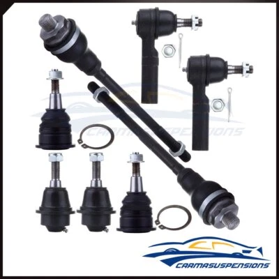 8x Fits 2007-2009 2010 GMC Sierra 2500 HD Ball Joints Inner Outer Tie Rods - Изображение 1 из 4