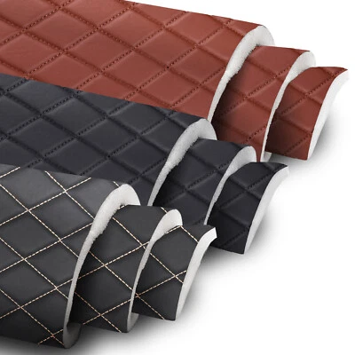 63" Vinil Couro Sintético Espuma Traseira Estofamento Automático Tecido Forro de Carro por Jarda  - Imagem 1 de 4