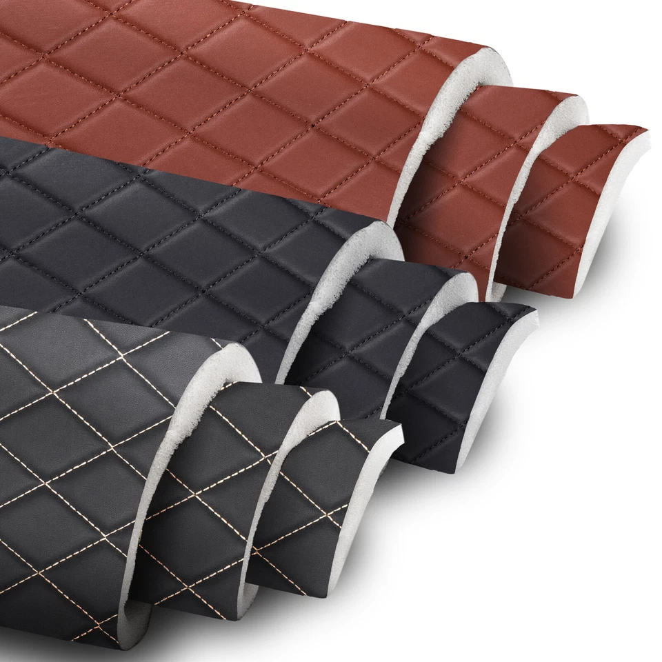 63" Vinyl Faux Leather Foam Back Auto Upholstery Fabric Car Headliner By Yard  - Image 1 of 4