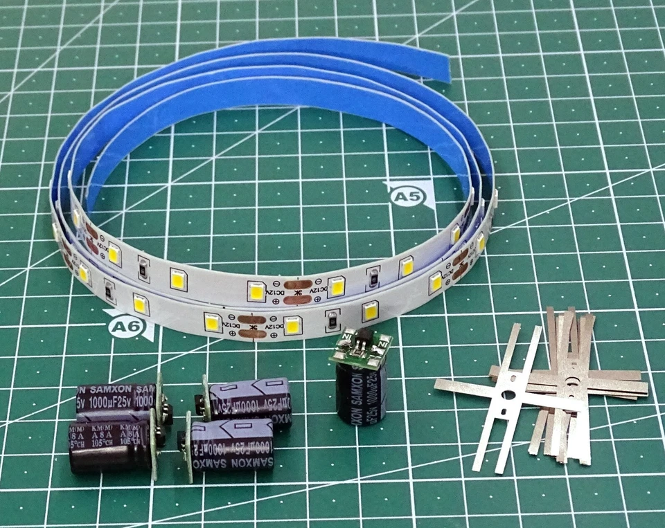 5 kits mini module  éclairage LED voiture voyageur train Jouef, Roco, Lima, Piko - Photo 1/4