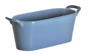 Temp-tations by Tara Woodland 2-qt Oval Deep Dish Baker Blue K67872 - Picture 1 of 2