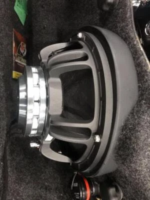 Anillos de velocidad 10" montaje interior gama media Harley Davidson bolsa de sillín 98 corrientes Foto 1 de 4