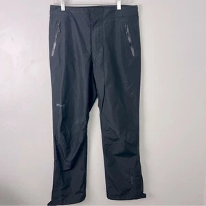 Marmot Black Minimalist Lightweight Waterproof Rain Hiking Pants Mens Medium - Picture 1 of 11